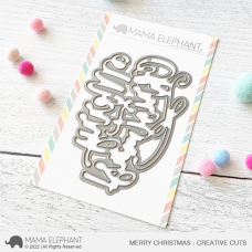Mama Elephant - Merry Christmas Wishes Creative Cuts