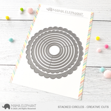 Mama Elephant - Stacked Circles Creative Cuts