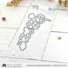 Mama Elephant - Cherry Blossom Branch Creative Cuts