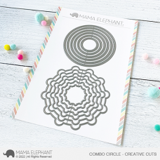Mama Elephant - Combo Circle Creative Cuts