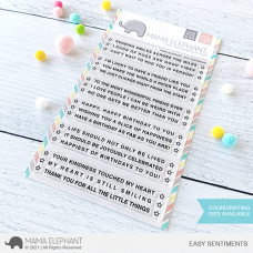 Mama Elephant - Easy Sentiments
