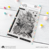 Mama Elephant - Happy Holly Days