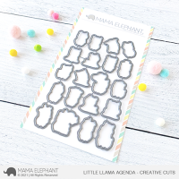 Mama Elephant - Little Llama Agenda Creative Cuts