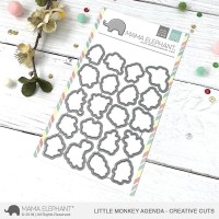 Mama Elephant - Little Monkey Agenda Creative Cuts