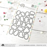 Mama Elephant - Little Snowman Agenda Creative Cuts