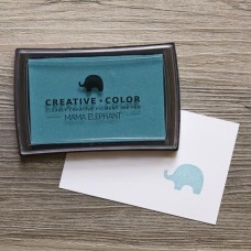 Mama Elephant - Creative Color - Ocean