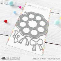 Mama Elephant - Wreath Shaker Creative Cuts