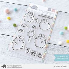 Mama Elephant - Zodiac Rabbit (stamp and die bundle)