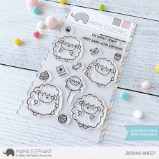 Mama Elephant - Zodiac Sheep (stamp and die bundle)