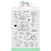 Pretty Pink Posh - Baby Animals Stamp Set