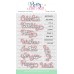 Pretty Pink Posh - Birthday Scripts Coordinating Dies