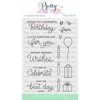 Pretty Pink Posh - Birthday Sentiments Stamp Set