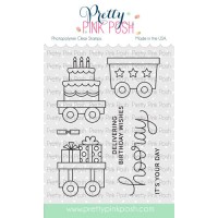 Pretty Pink Posh - Birthday Train Stamp Set