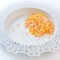 Pretty Pink Posh - Candy Corn Clay Confetti