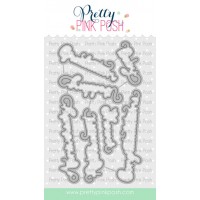 Pretty Pink Posh - Celebration Scripts Coordinating Dies
