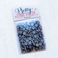 Pretty Pink Posh - Charcoal Pearls