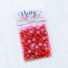 Pretty Pink Posh - Cherry Red Pearls