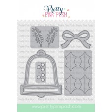 Pretty Pink Posh - Christmas Bell Shaker Die