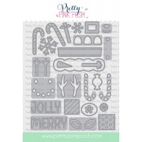 Pretty Pink Posh - Christmas Bucket Additions Die Set