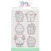 Pretty Pink Posh - Christmas Cupcakes Coordinating Dies