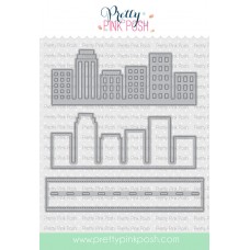 Pretty Pink Posh - City Buildings Die Set