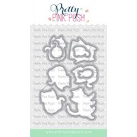 Pretty Pink Posh - Cuddly Cats Coordinating Dies