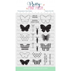 Pretty Pink Posh - Decorative Butterflies Stamp Set