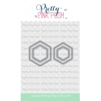Pretty Pink Posh - Decorative Hexagons Coordinating Die