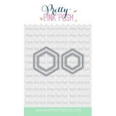 Pretty Pink Posh - Decorative Hexagons Coordinating Die
