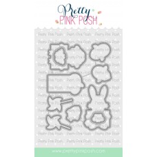 Pretty Pink Posh - Easter Signs Coordinating Dies
