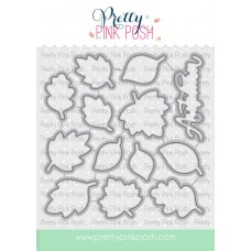 Pretty Pink Posh - Falling Leaves Coordinating Dies