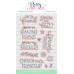 Pretty Pink Posh - Friend Greetings Stamp and Die Set Pretty Pink Posh - Friend Greetings Stamp and Die Set