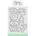 Pretty Pink Posh - Friend Greetings Stamp and Die Set Pretty Pink Posh - Friend Greetings Stamp and Die Set