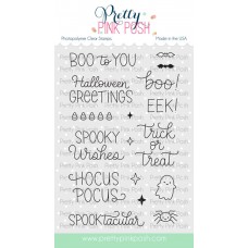 Pretty Pink Posh - Halloween Greetings Stamp and Die Set