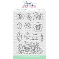 Pretty Pink Posh - Happy Hibiscus Stamp and Die Set