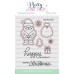 Pretty Pink Posh - Happy Santa Stamp Set