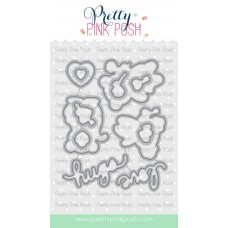 Pretty Pink Posh - Heart Critters Coordinating Die Set