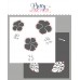 Pretty Pink Posh - Hibiscus Flowers Stencils (2 lagen)