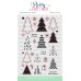 Pretty Pink Posh - Holiday Trees Coordinating Dies