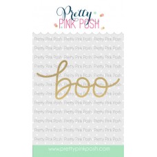 Pretty Pink Posh - Hot Foil - Large Boo Script