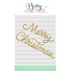 Pretty Pink Posh - Hot Foil - Merry Christmas Script