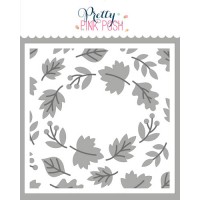 Pretty Pink Posh - Layered Fall Wreath Stencils