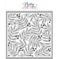 Pretty Pink Posh - Layered Leaves and Flowers Stencils (3 Pack)