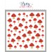 Pretty Pink Posh - Layered Mushrooms Stencils