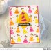Pretty Pink Posh - Layered Party Hats Stencil (4Lyr)