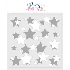 Pretty Pink Posh - Layered Stars Stencils (2 lagen)