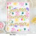 Pretty Pink Posh - Layered Summer Fun Stencil (2 Lyr)