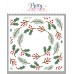 Pretty Pink Posh - Layered Winter Wreath Stencil Pretty Pink Posh - Layered Winter Wreath Stencil