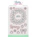 Pretty Pink Posh - Leafy Spring Wreath Stamp Set