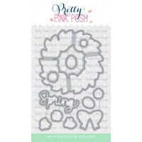 Pretty Pink Posh - Leafy Spring Wreath Coordinating Die Set